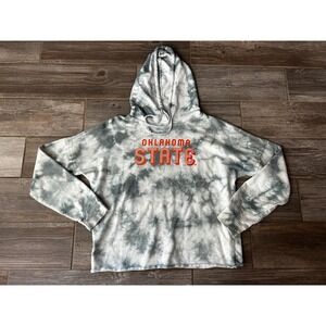 Oklahoma State Tie Dye Hoodie Sweatshirt NCAA College US Apparel Women's‎ Med